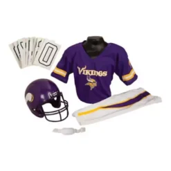 Franklin Sports Minnesota Vikings Deluxe Football Uniform Set