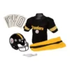 Franklin Sports Pittsburgh Steelers Deluxe Football Uniform Set