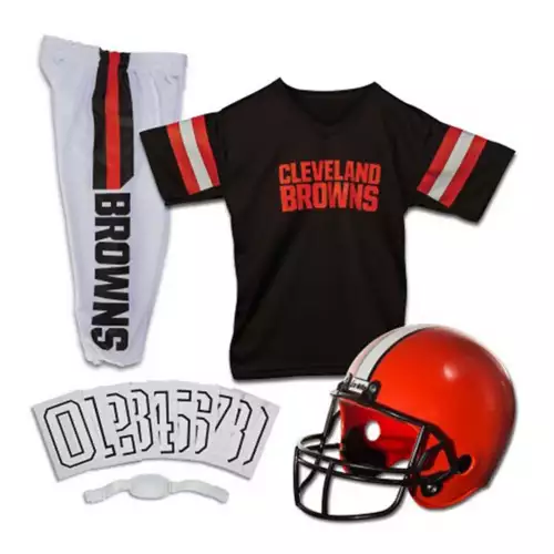 Franklin Sports Cleveland Browns Deluxe Football Uniform Set