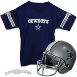 Franklin Sports Kids' Dallas Cowboys Jersey And Helmet Set