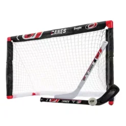 Franklin Sports NHL Carolina Hurricanes Mini Hockey Set