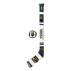 Franklin Sports Vegas Golden Knights Stick And Puck Soft Set
