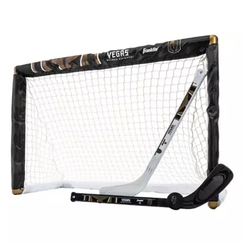 Franklin Sports NHL Vegas Golden Knights Mini Hockey Set