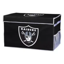 Franklin Sports Las Vegas Raiders Collapsible Footlocker Storage Bin