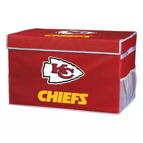 Franklin Sports Kansas City Chiefs Collapsible Footlocker Storage Bin - Image 2