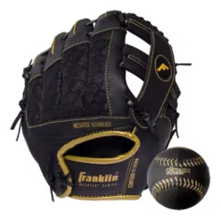 Kids Franklin Meshtek 9.5" Tee Ball Fielding Glove With Ball