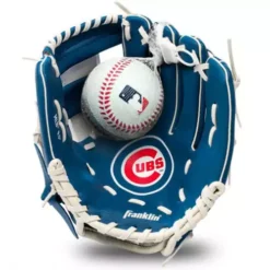 Franklin Sports Chicago Cubs Youth Ball And Glove Set