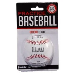 Official League White Cork/Rubber Baseball 9 In.