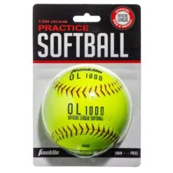 Yellow Cork/Rubber Softballs 12 In.