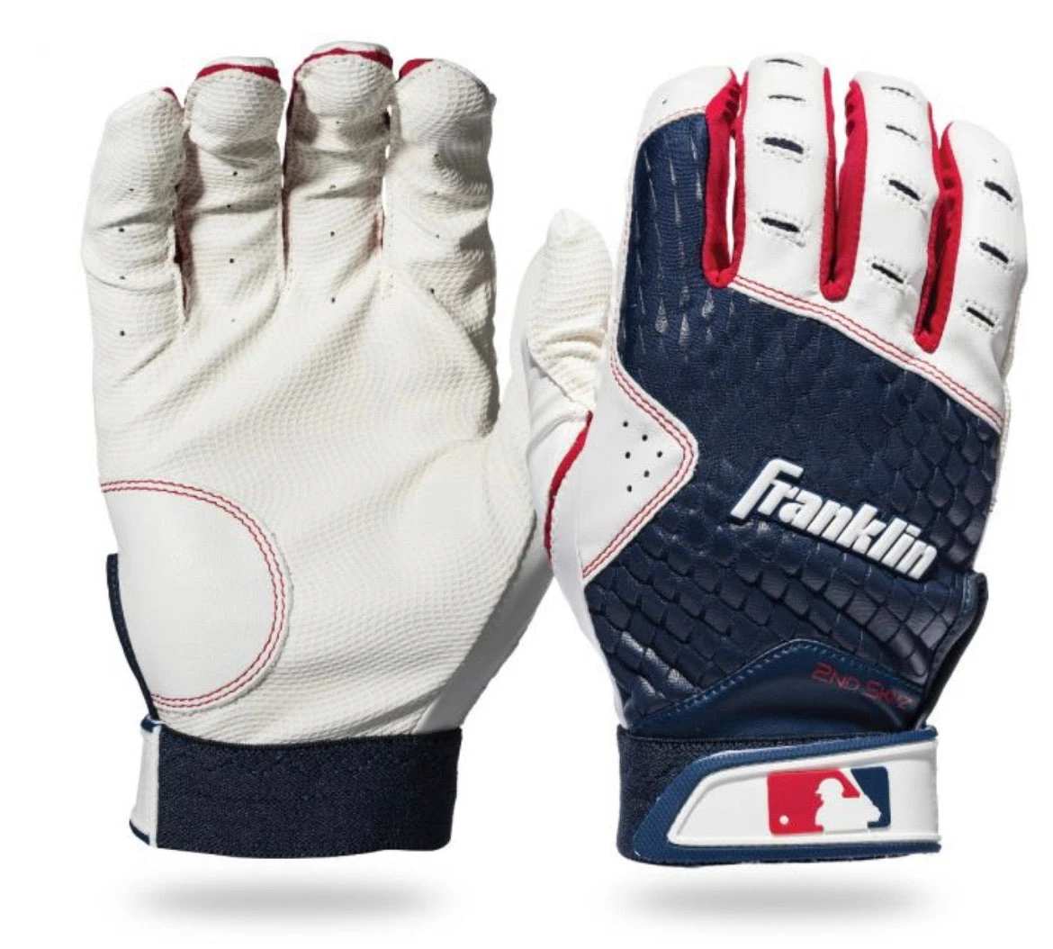 Franklin 2ND-SKINZ Batting Gloves 6 Colors Available - Image 3