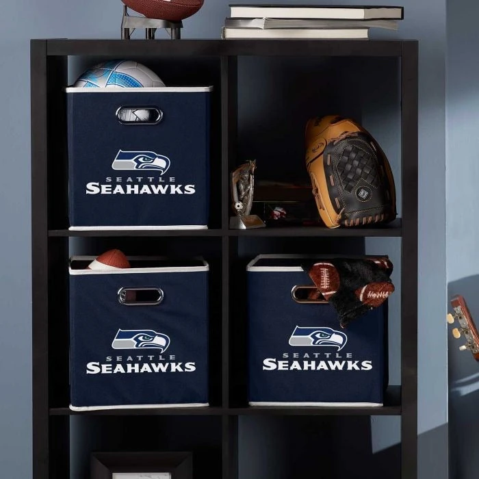 Franklin Seattle Seahawks NFLĀ® Collapsible Storage Bins - Image 3