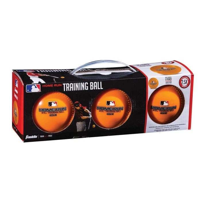 Franklin HOMERUN Training Ball 3 Pack - 12.5 OZ