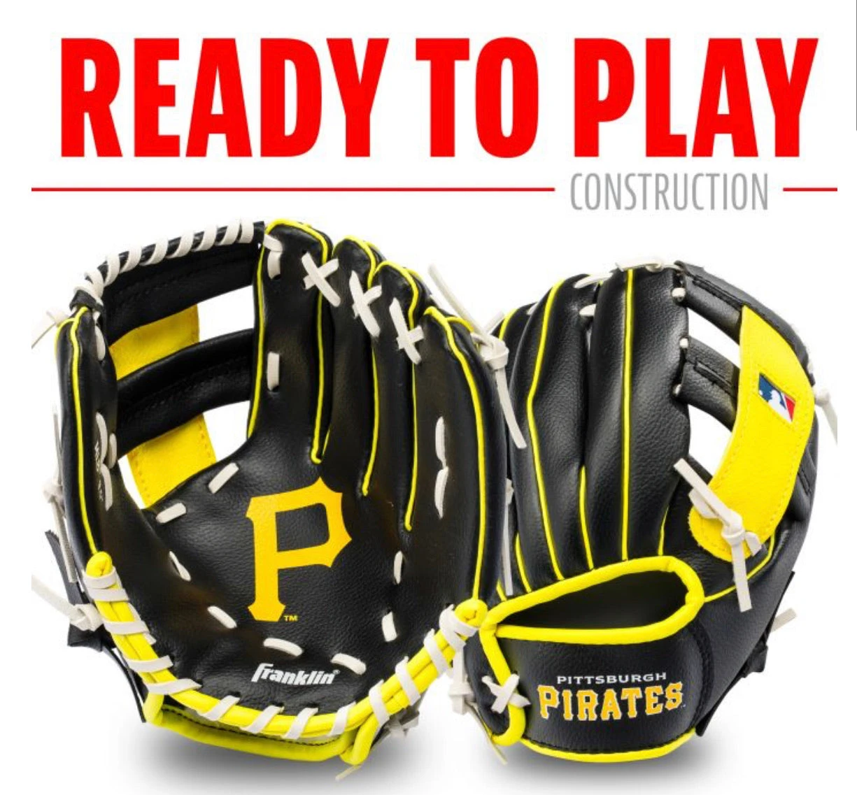 Franklin Pittsburg Pirates MLB® Team Glove And Ball Set - Image 2