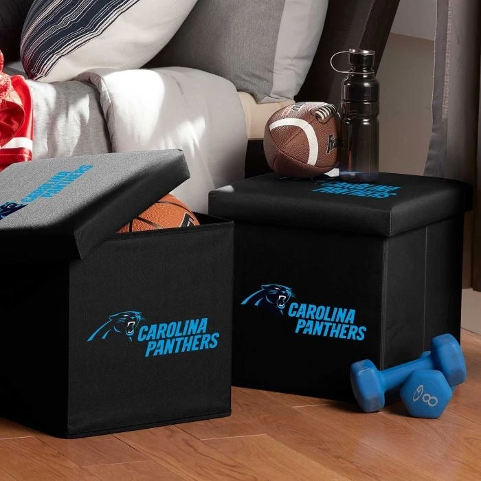 Franklin Carolina Panthers NFL® Storage Ottoman