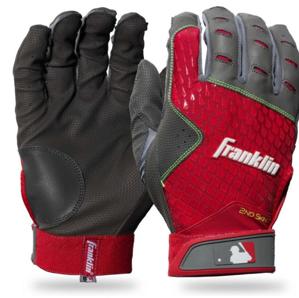 Franklin 2ND-SKINZ Batting Gloves 6 Colors Available - Image 4