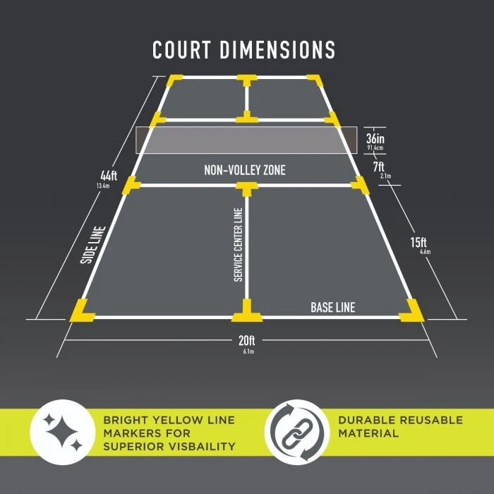 Franklin Pickleball Court Marking Kit - Image 4