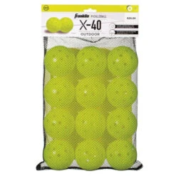 Franklin X-40 Pickleball - Optic Yellow - 12 Pack