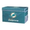 Franklin Miami Dolphins Collapsible Storage Footlocker Bins