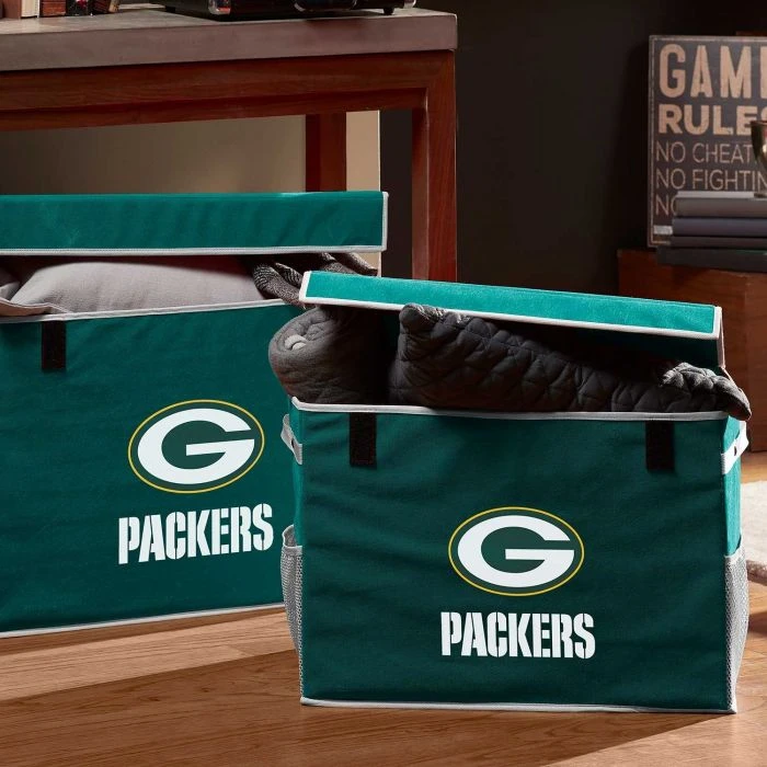 Franklin Green Bay Packers NFL® Collapsible Storage Footlocker Bins - Image 2