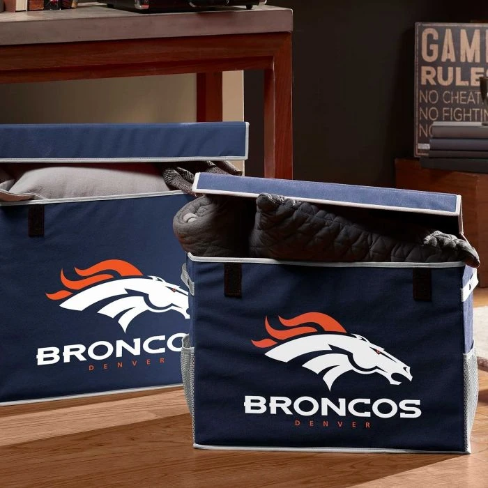 Franklin Denver Broncos NFLĀ® Collapsible Storage Footlocker Bins - Image 2