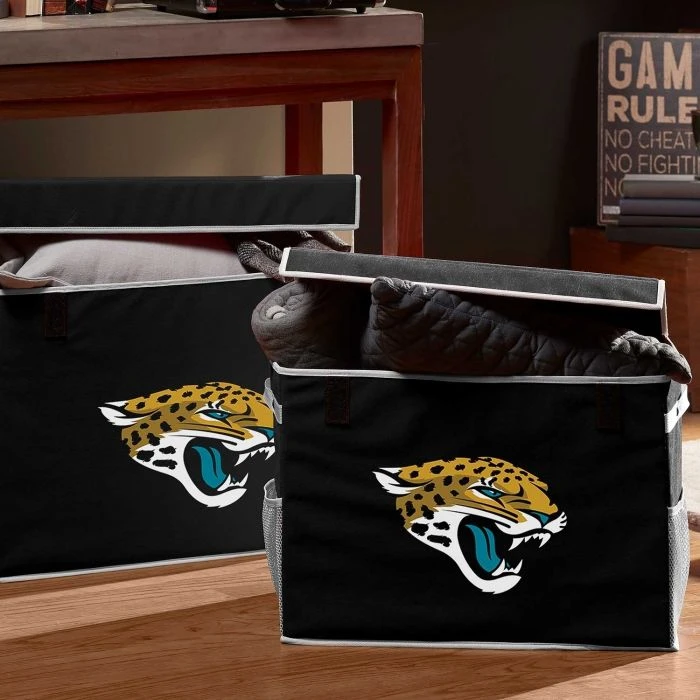 Franklin Jacksonville Jaguars NFL® Collapsible Storage Footlocker Bins - Image 2