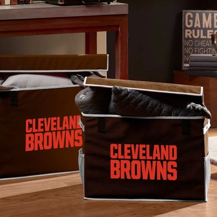 Franklin Cleveland Browns NFL® Collapsible Storage Footlocker Bins - Image 2